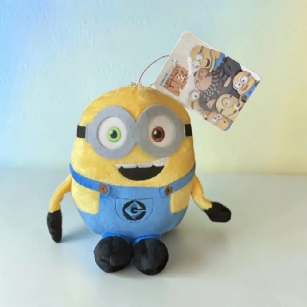 Despicable Me Minion Bob 6” Plush One Eye Green Brown NWT Stuffed Doll